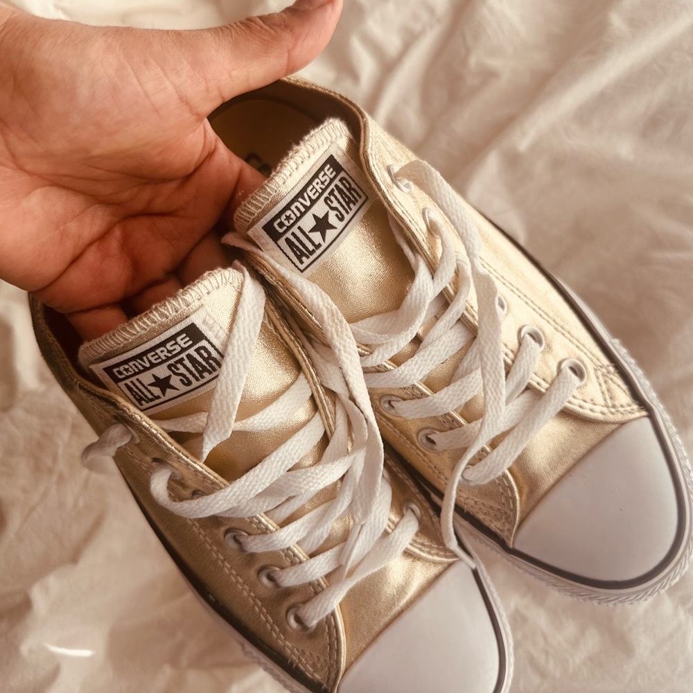 CONVERSE ALL STAR COLOR GOLD WOMAN SIZE 7